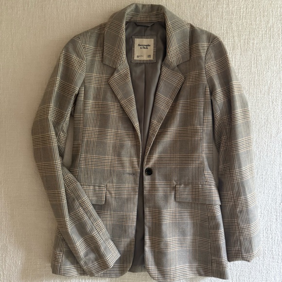 Abercrombie & Fitch Plaid Blazer - Picture 2 of 4